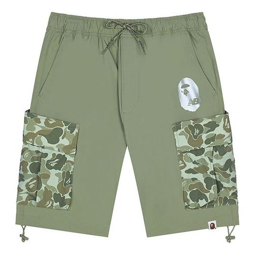 Къси панталони New Balance BAPE Relaxed Fit Cargo Shorts Зелено | BASP6000-GRX, 0