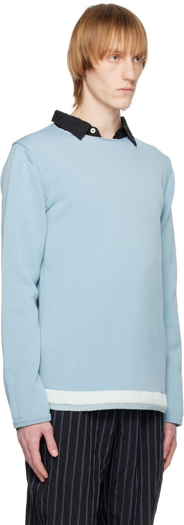 Пуловер Comme des Garçons CDG Homme Deux Crewneck Sweater Синьо | DK-N508-051, 1
