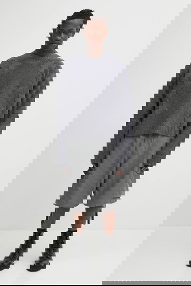 Пуловер HELIOT EMIL Textured Knit Crew Neck Sweater Сиво | PREAW25.M.07.063.DGY05., 4