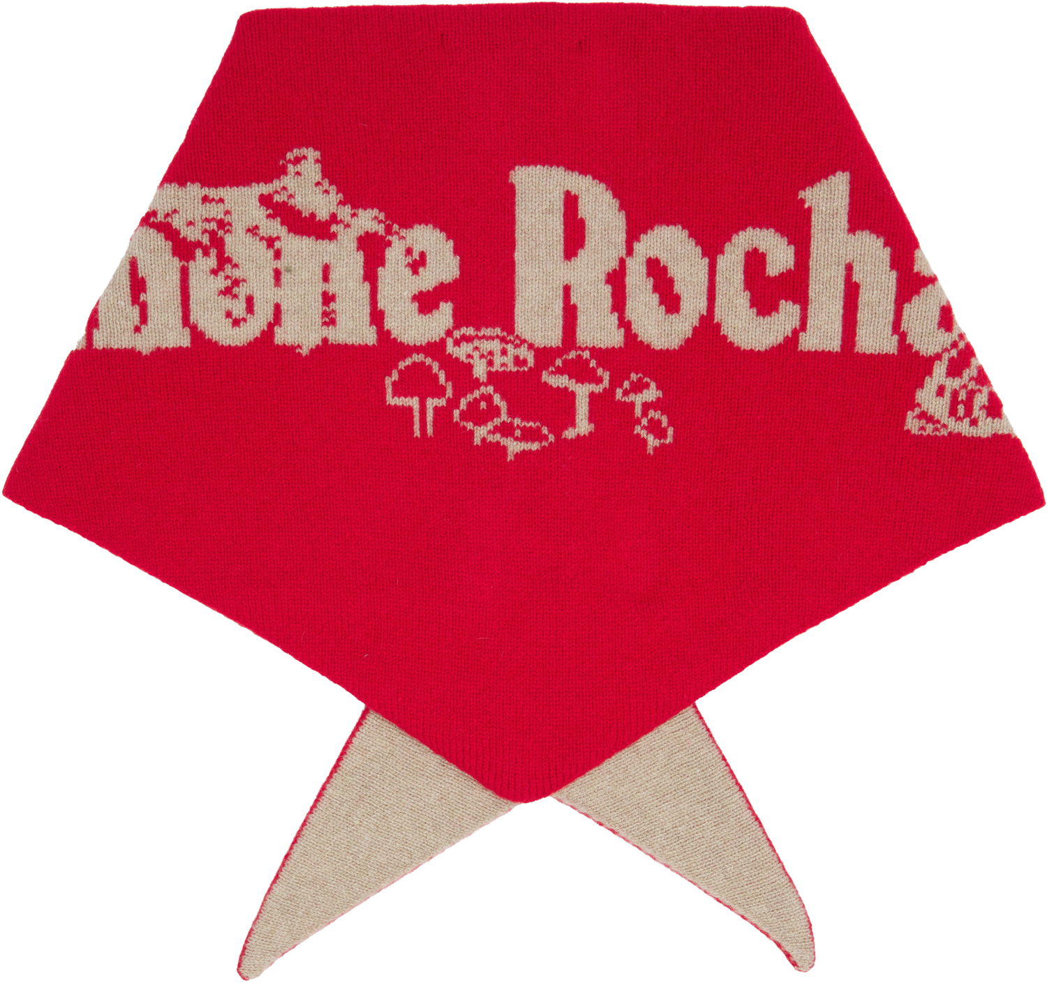 Шал Simone Rocha Simone Rocha Graphic Logo Knit Neckerchief Scarf Многоцветен | KIMK3WDB 0669, 1