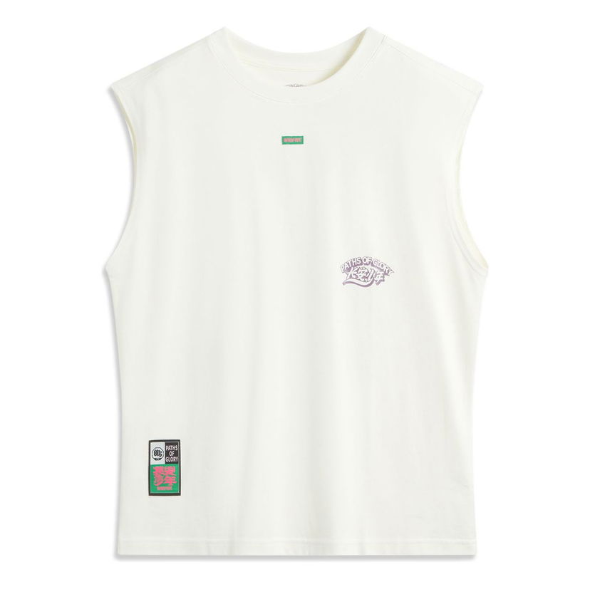 Потник Li-Ning BadFive Graphic Oversized Tank Бяло | AVSU783-2