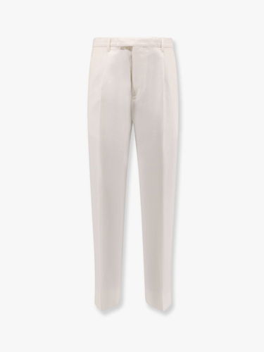 Панталони ZEGNA White Formal Straight Leg Men's Trousers Бяло | UFI05A9TP45N01, 0