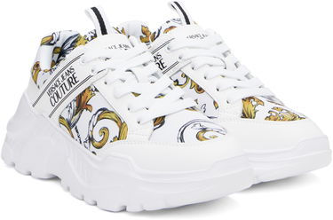 Кецове и обувки Versace Versace Jeans Couture Chain Couture Speedtrack Бяло | E78YA3SC2_EZSC54, 3
