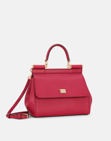 Дамска чанта Dolce & Gabbana Dolce & Gabbana Sicily Medium Top Handle Bag Розово | BB6003A10018I484, 2