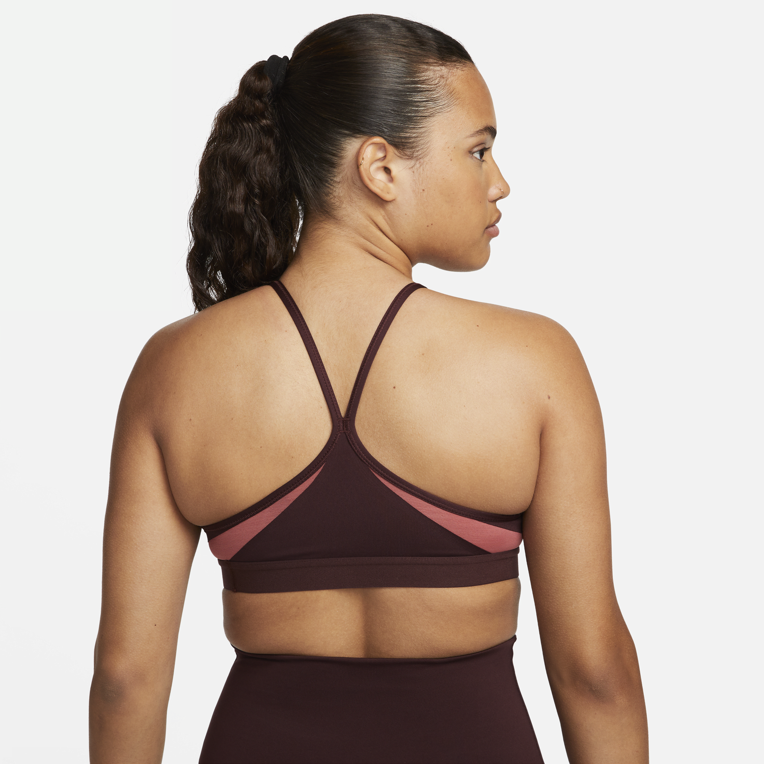 Сутиен Nike Dri-FIT Indy Sports V-neck Кафяво | CZ4456-653, 1