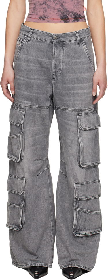 Карго панталони Diesel 1996 D-Sire Cargo Jeans Сиво | A13316 0DCBE, 0