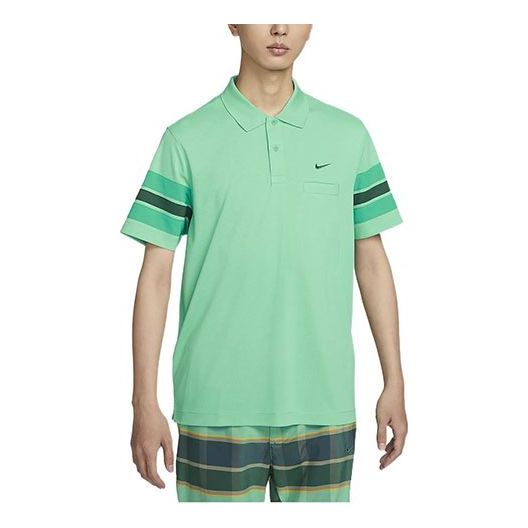 Поло тениска Nike Men's Striped Golf Polo Зелено | DX9217-363, 0