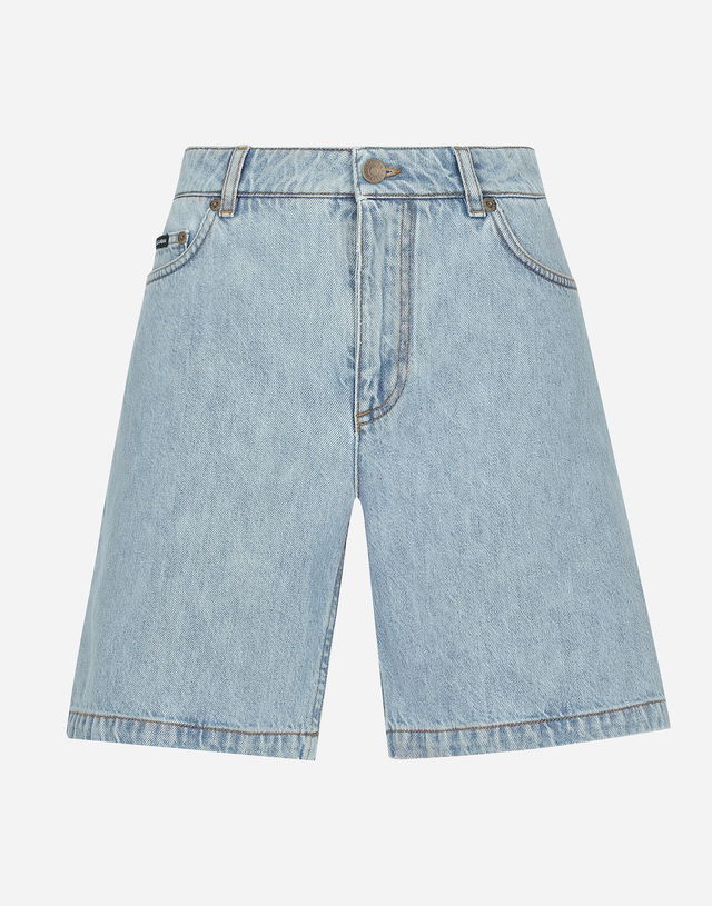 Denim Bermuda Shorts