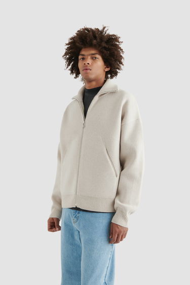 Пуловер AXEL ARIGATO Core Zip-Up Sweater Сиво | A2143002, 5