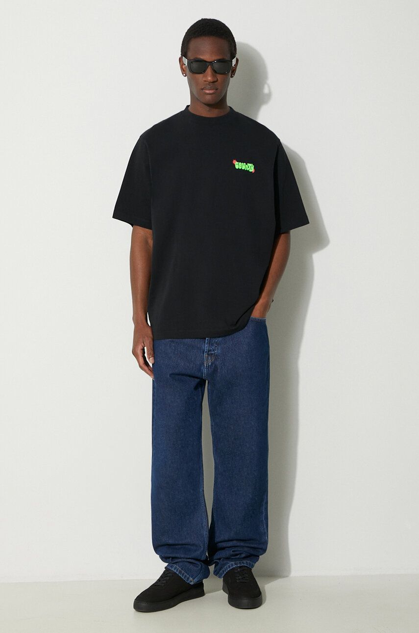 Тениска Marcelo Burlon Print T-Shirt Черно | CMAA054S24JER0071050, 1