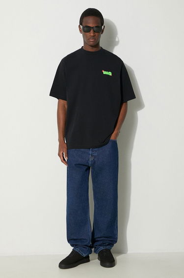 Тениска Marcelo Burlon Print T-Shirt Черно | CMAA054S24JER0071050, 1