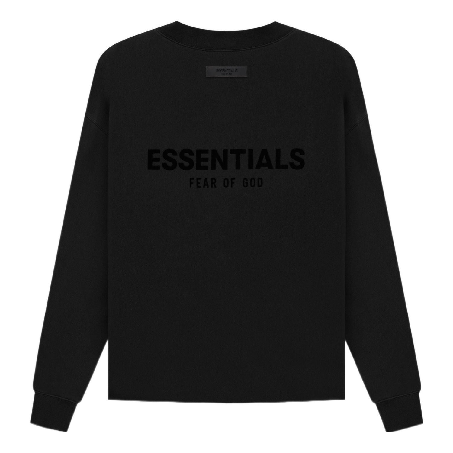 Суитчър Fear of God Essentials by Fear of God Relaxed Crewneck Черно | FOG-SS22-988, 0