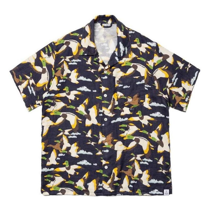 Риза Human Made Aloha Shirt Синьо | HM25SH018