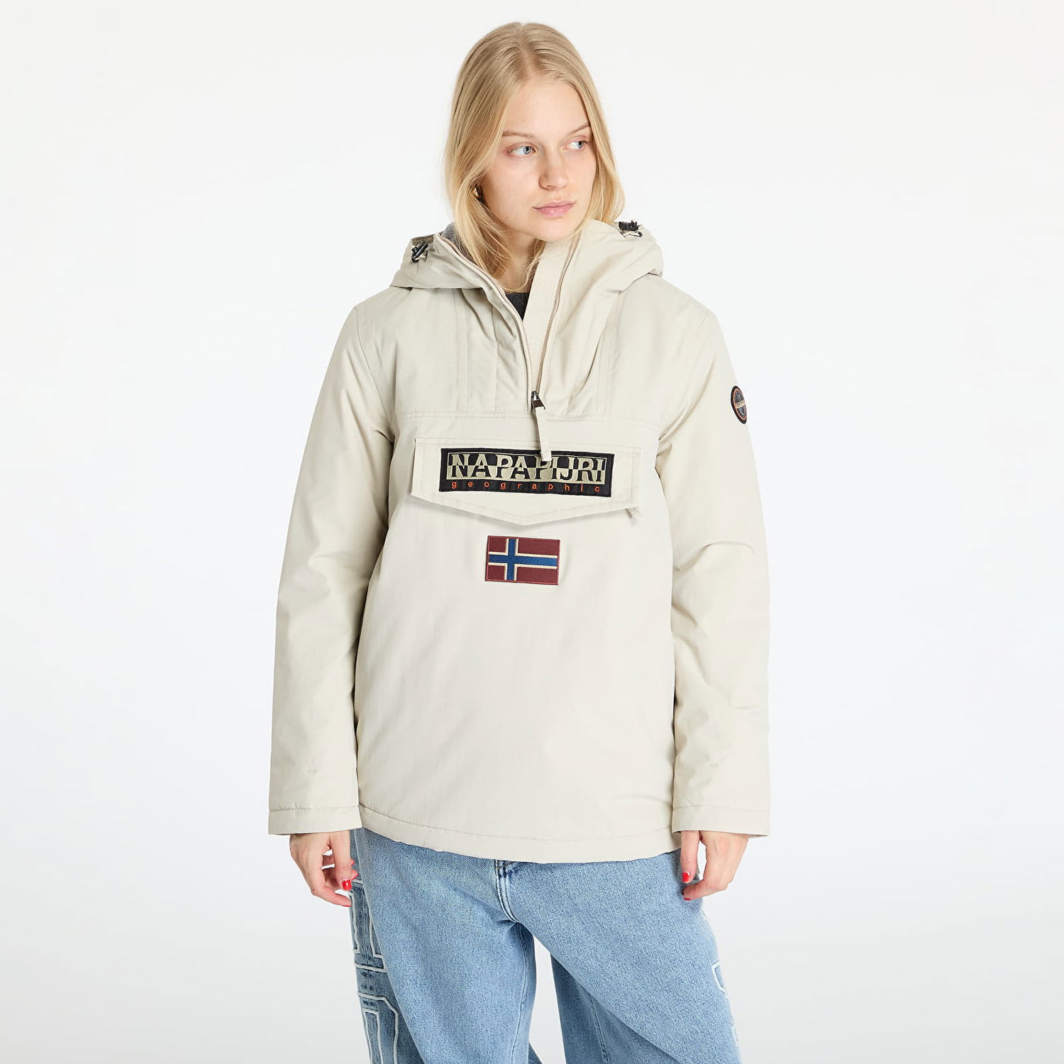 Яке Napapijri Rainforest W Wint 5 Beige/ Silver Бежово | NP0A4GM5N901, 0