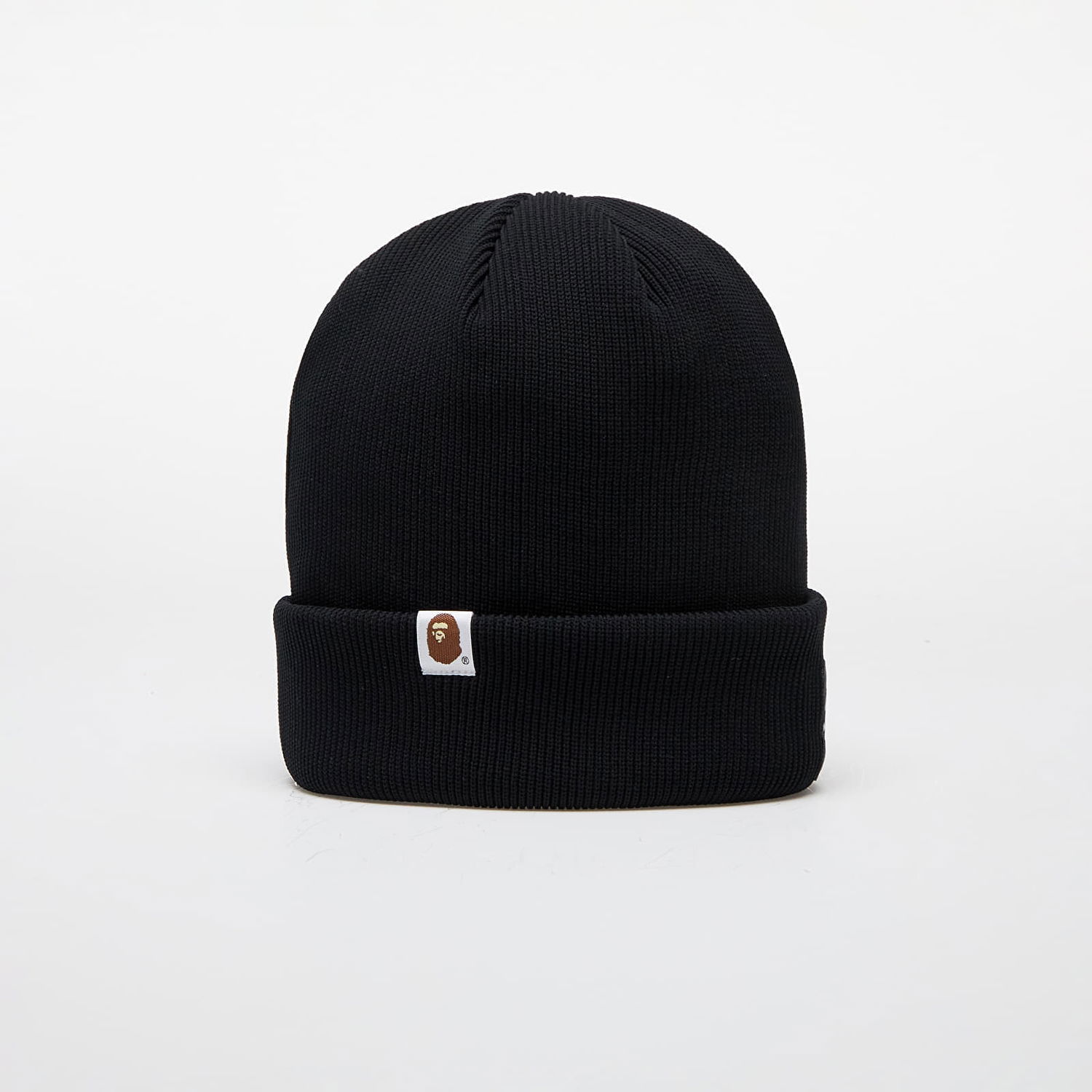 Шапка BAPE Logo Knit Cap Черно | 001HTK801008M BLK, 0