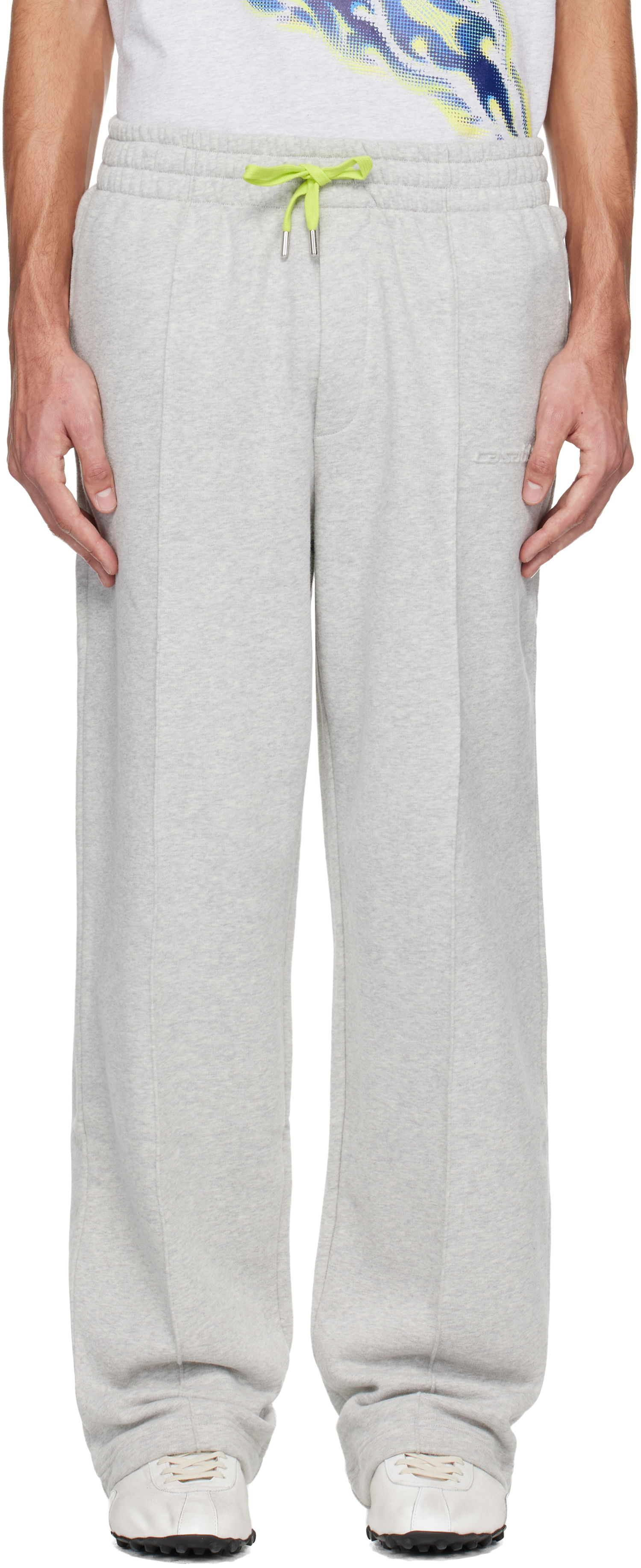 Спортни панталони Casablanca Casablanca Cashmere Blend Sweatpants Сиво | M-SP26-JTR-331-01, 0