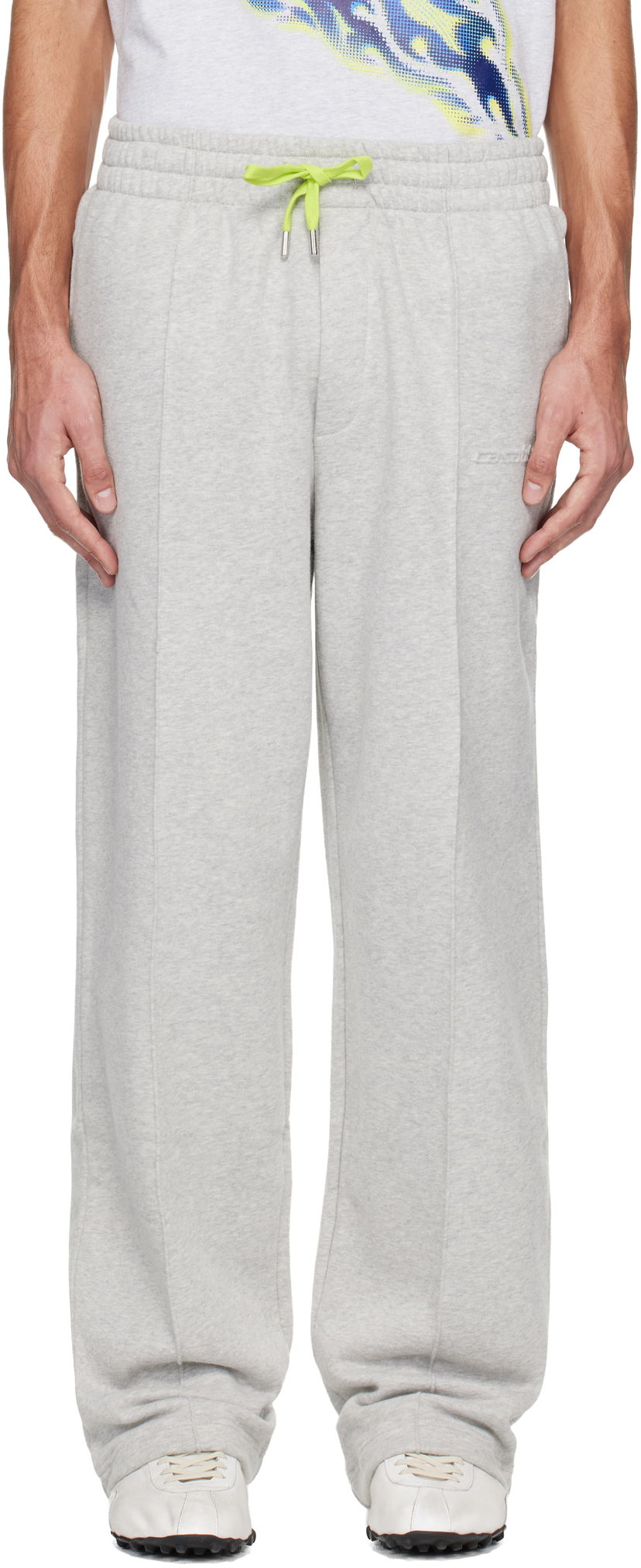 Спортни панталони Casablanca Casablanca Cashmere Blend Sweatpants Сиво | M-SP26-JTR-331-01