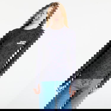 Тениска Horsefeathers Long-Sleeve Top Mirra Floral Cheetah with Thumbholes Черно | SW927E, 0