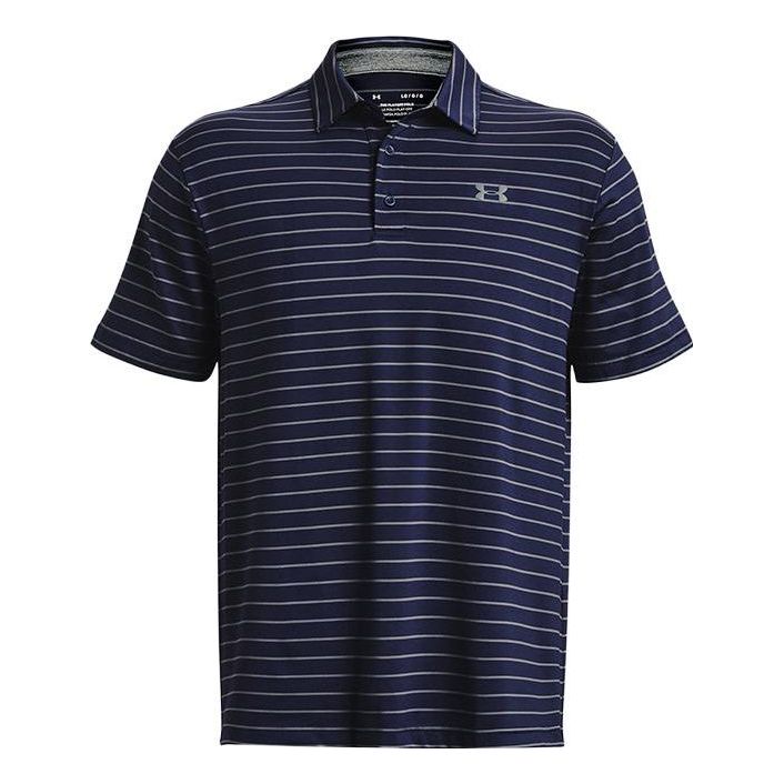 Поло тениска Under Armour Playoff Core Stripe Polo Синьо | 1351130-410