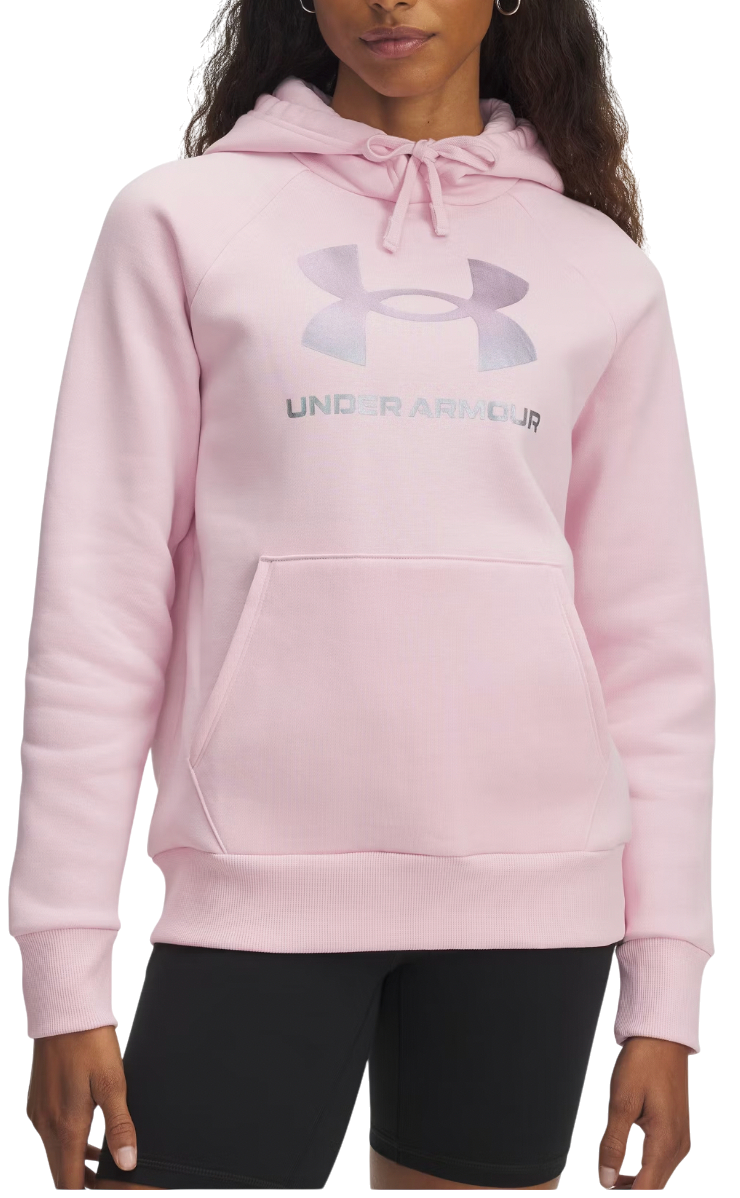 Суитчър Under Armour Rival Fleece Shimmer Hoodie Розово | 6003710-647