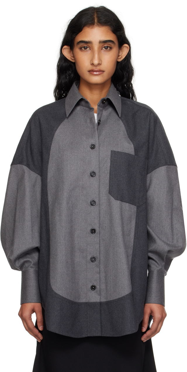 Stella McCartney Mixed Flannel Shirt