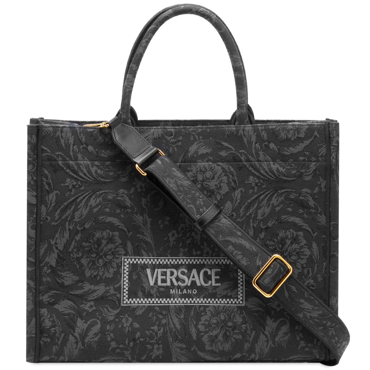 Голяма пазарска чанта Versace Large Tote Bag Черно | 1011562-1A09741-2BM0V, 0