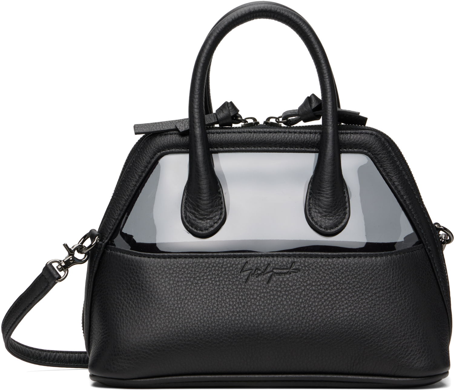 Дамска чанта Yohji Yamamoto YOHJI YAMAMOTO Translucent Mini Bag Черно | DP-I15-715, 0