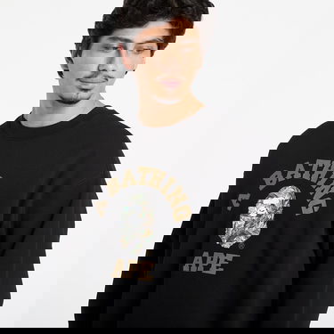 Суитчър BAPE Tree Edge Camo College Relaxed Fit Crewneck Sweatshirt Черно | 001SWL801301MBLK, 1