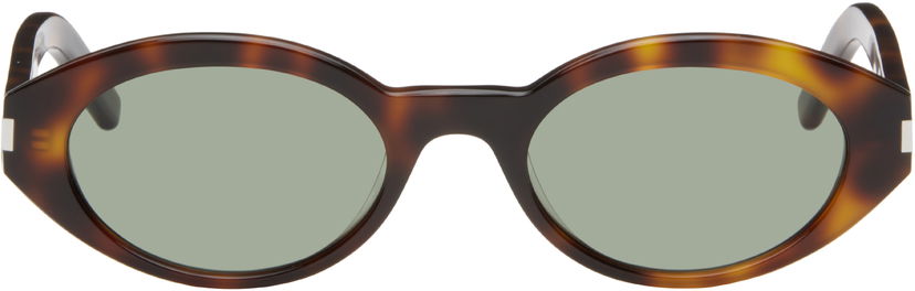 Слънчеви очила Saint Laurent Round Frame Sunglasses Кафяво | SL 567-002