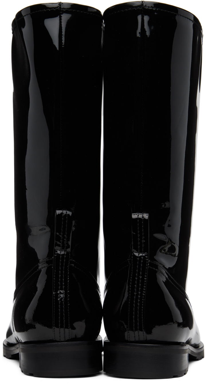 Облекло We11done We11done Enamel Combat Boots Черно | WD-AO3-22-453-M-BK, 1