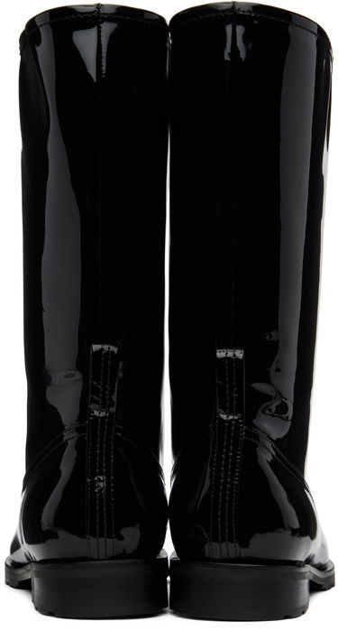 Облекло We11done We11done Enamel Combat Boots Черно | WD-AO3-22-453-M-BK, 1