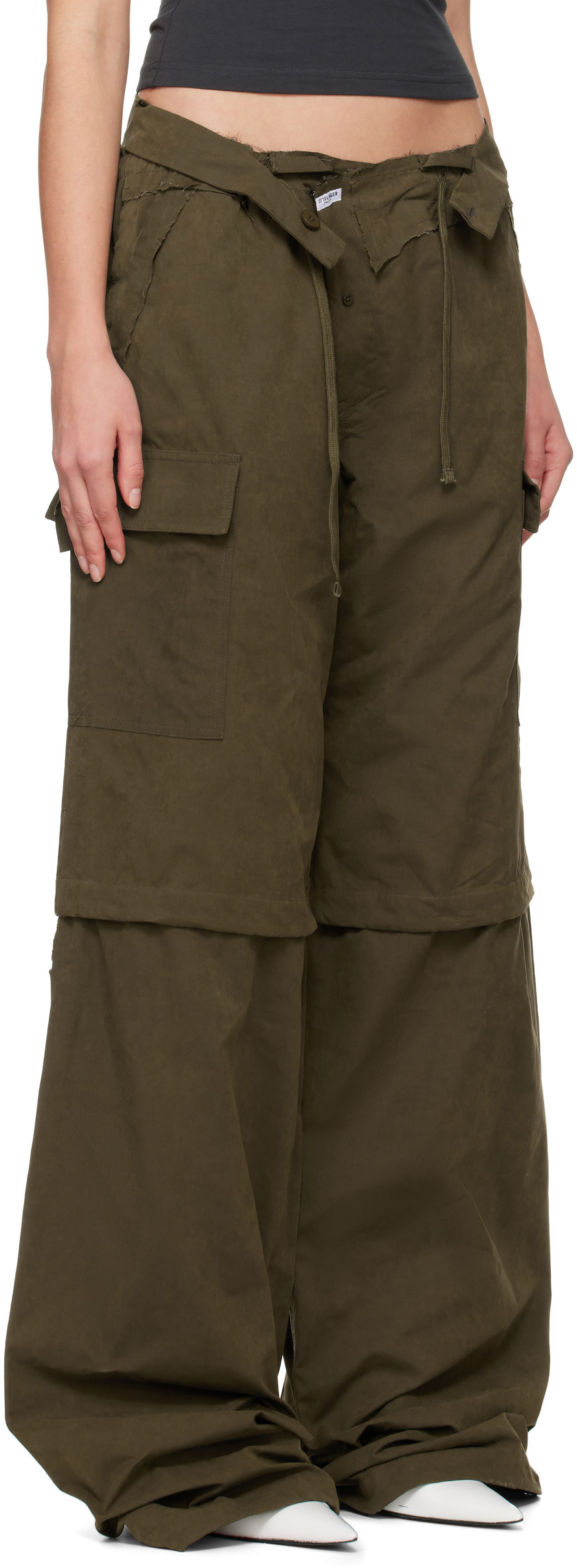Карго панталони Ottolinger Ottolinger Baggy Cargo Pants Зелено | 10620030601, 1