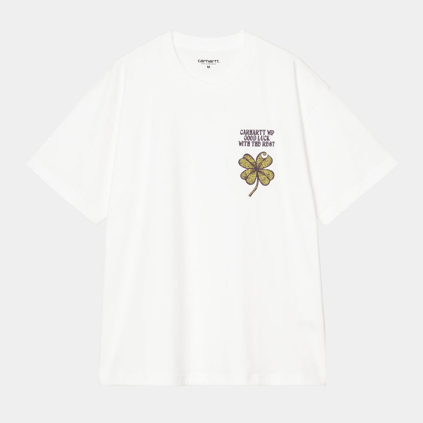 Тениска Carhartt WIP WIP S/S Clover Graphic T-Shirt Бяло | I036011_9