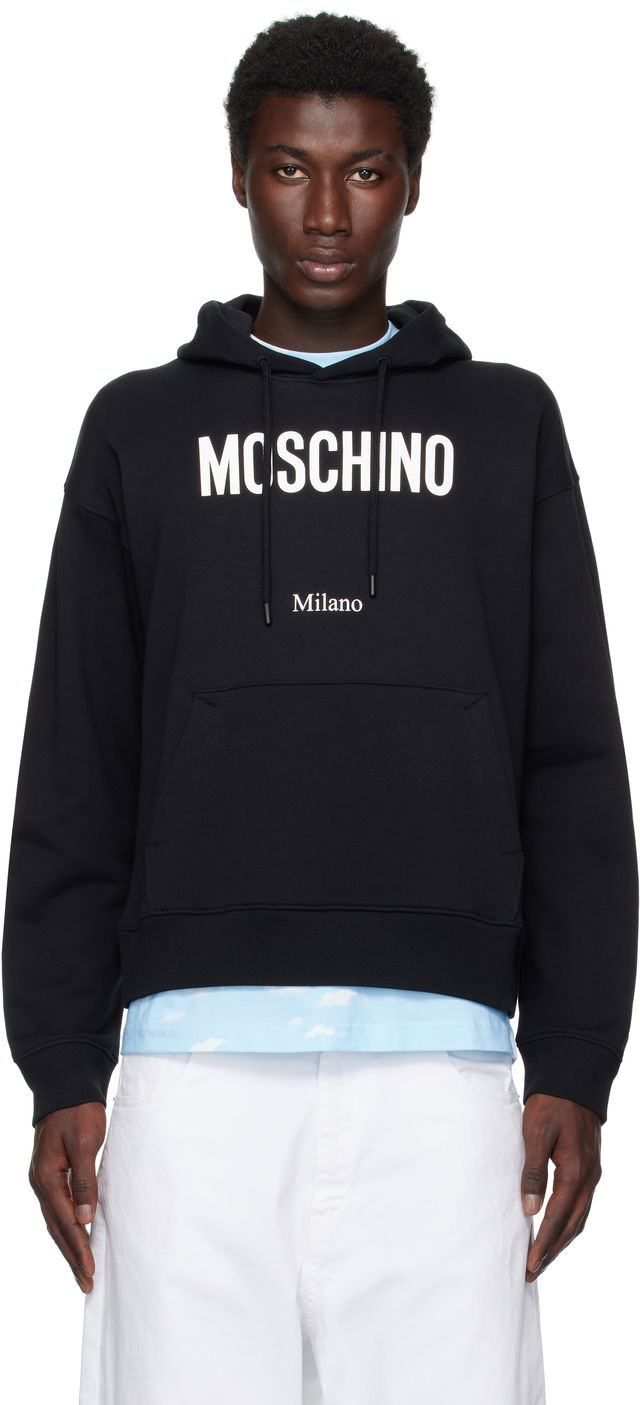 Moschino Printed Organic Cotton Hoodie