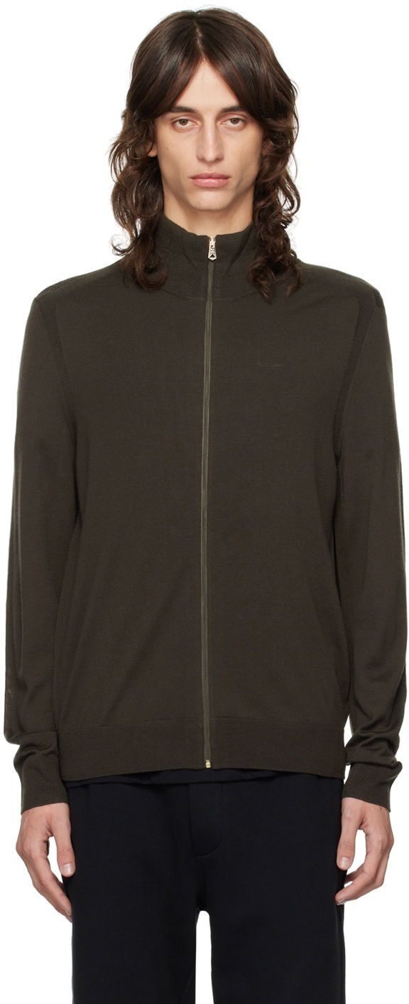 Пуловер Paul Smith Paul Smith Zip Through Cardigan Кафяво | M1R-763X-M02093-35, 0