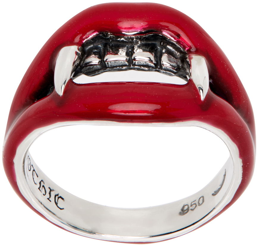 Пръстен Yohji Yamamoto Yohji Yamamoto Vampire Fang Ring Червено | HA-A03-920, 0
