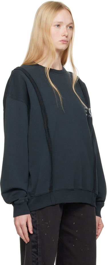 Пуловер Maison Margiela MM6 Maison Margiela Ribbon Sweatshirt Черно | SH2GU0019 M25004, 1