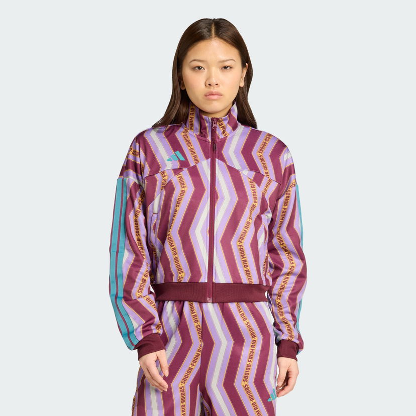 Яке adidas Performance adidas x FARM Rio Tiro Track Jacket Лилаво | JL8617