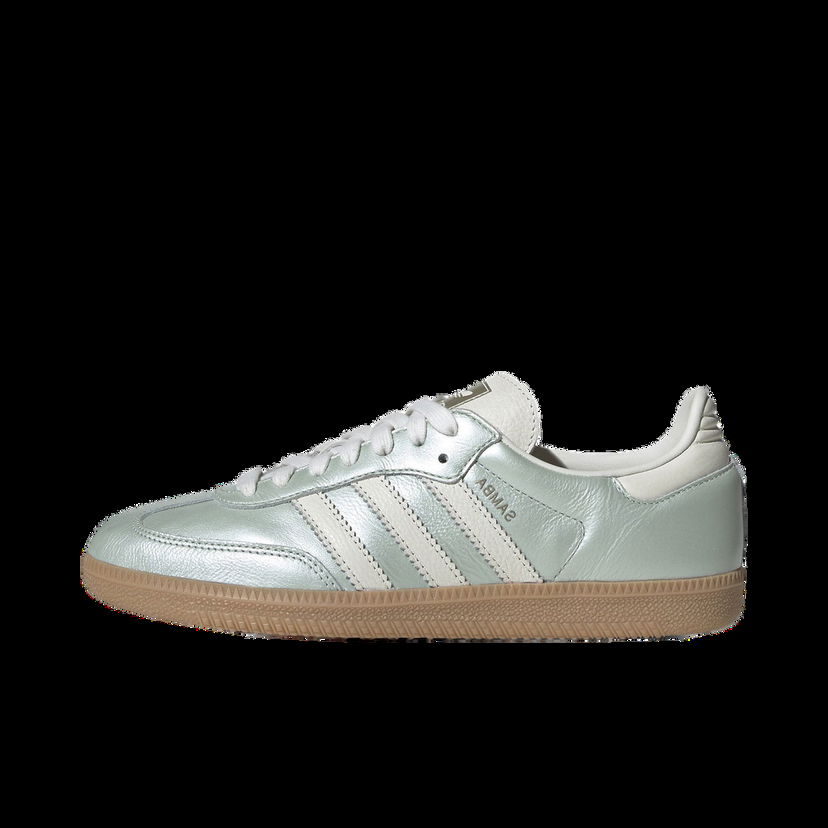 Кецове и обувки adidas Originals Samba OG Linen Green Metallic W Металик | IG1965