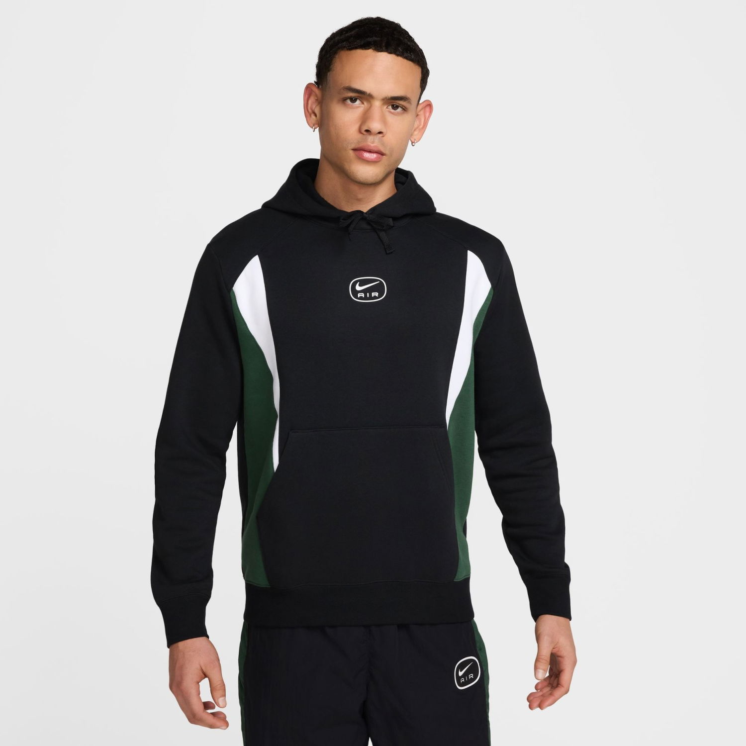 Суитчър Nike Swoosh Air Fleece Hoodie Черно | HM0175-011, 0