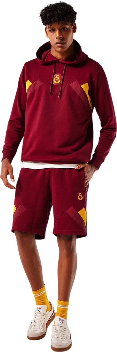 Комплект Puma Galatasaray Istanbul Hooded Sweatshirt and Shorts Бургунди | e251114-100, 0