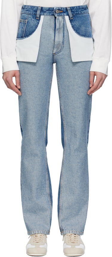 Дънки Maison Margiela MM6 Maison Margiela Straight-Leg Jeans Синьо | S52LA0256 M30018, 0