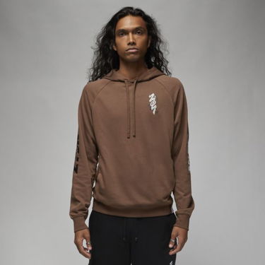Суитчър Jordan Jordan Dri-FIT Zion Hoodie Кафяво | DV5625-244, 3