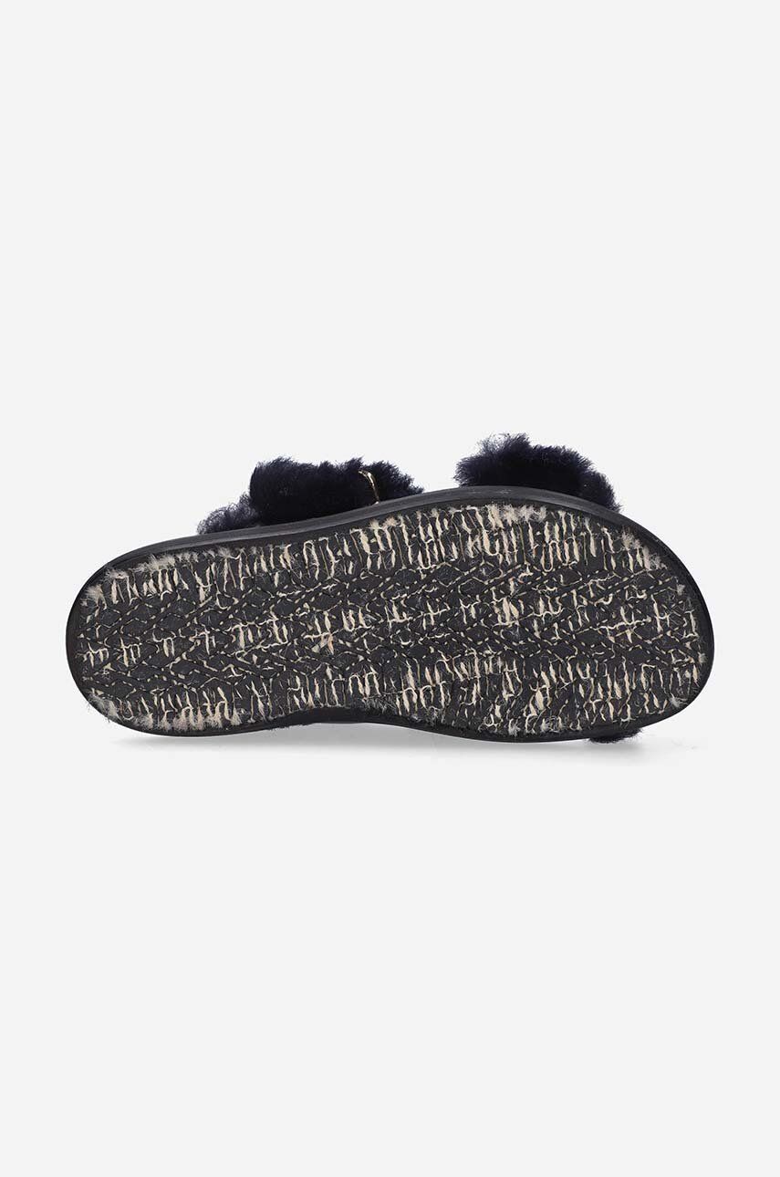 Кецове и обувки Marni Fussbett Shoe Leather Slippers Черно | FBMS014501.P5045.ZL866, 1