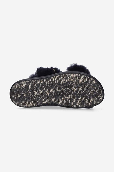 Кецове и обувки Marni Fussbett Shoe Leather Slippers Черно | FBMS014501.P5045.ZL866, 1