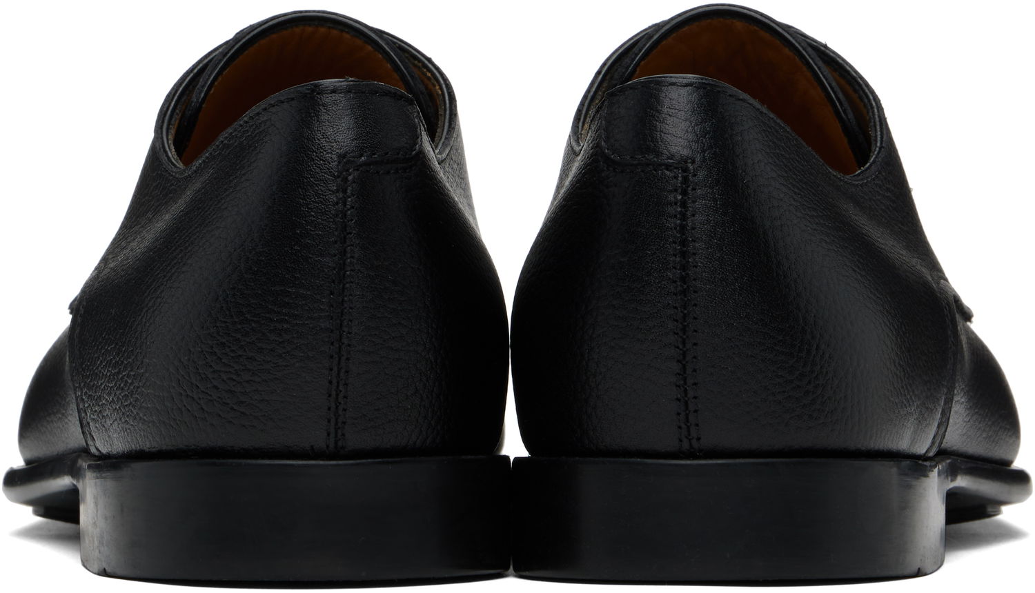 Риза FERRAGAMO Ferragamo Two Tone Derbys Черно | 774037, 1