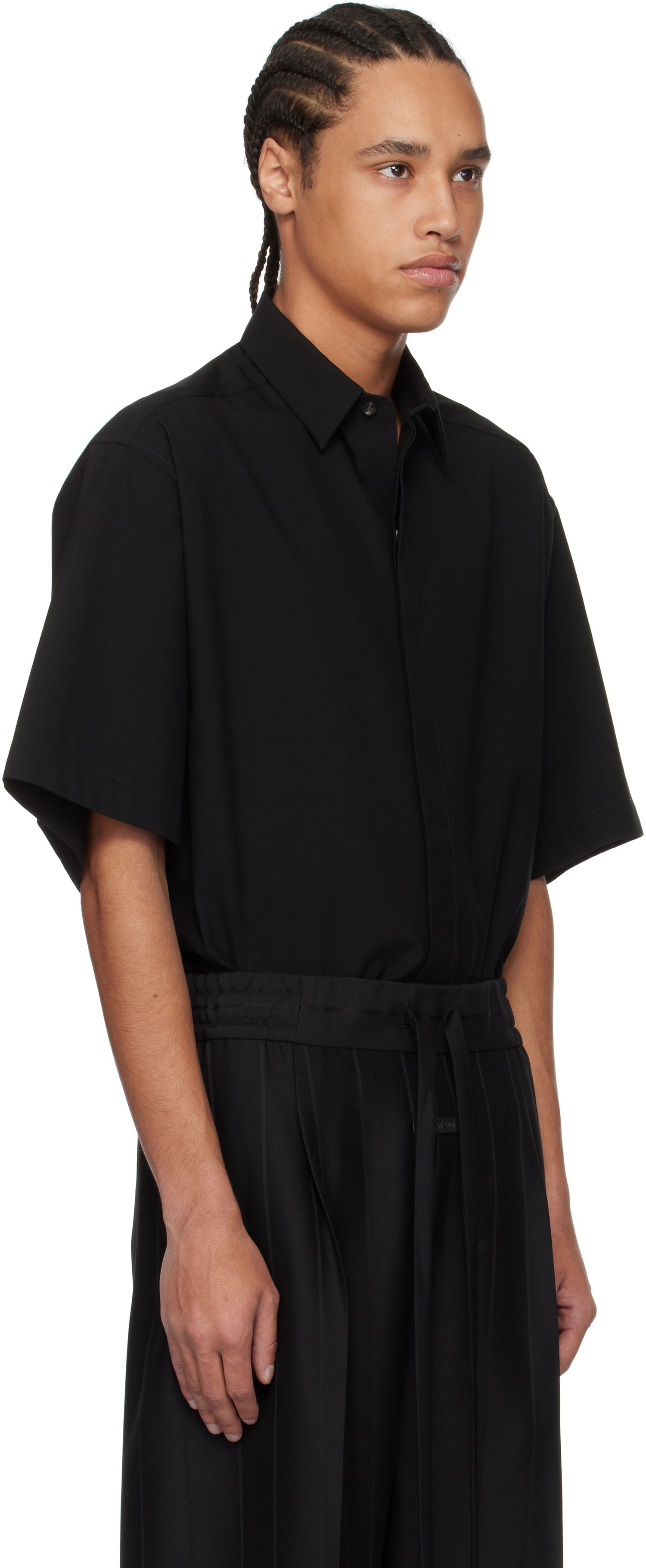 Риза Fear of God Fear of God Oxford Short Sleeve Shirt Черно | FGE250-518OXF, 1