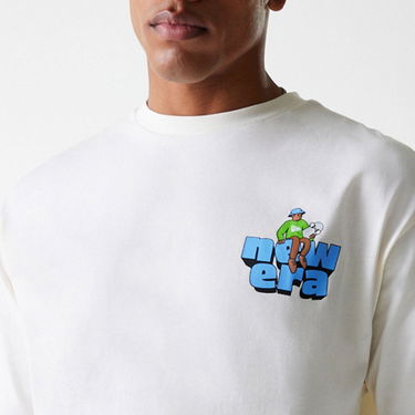 Тениска New Era New Era Store Graphic T-Shirt Бяло | 60684400, 3