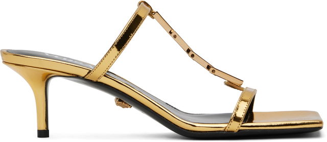 Versace Patent Heeled Sandals