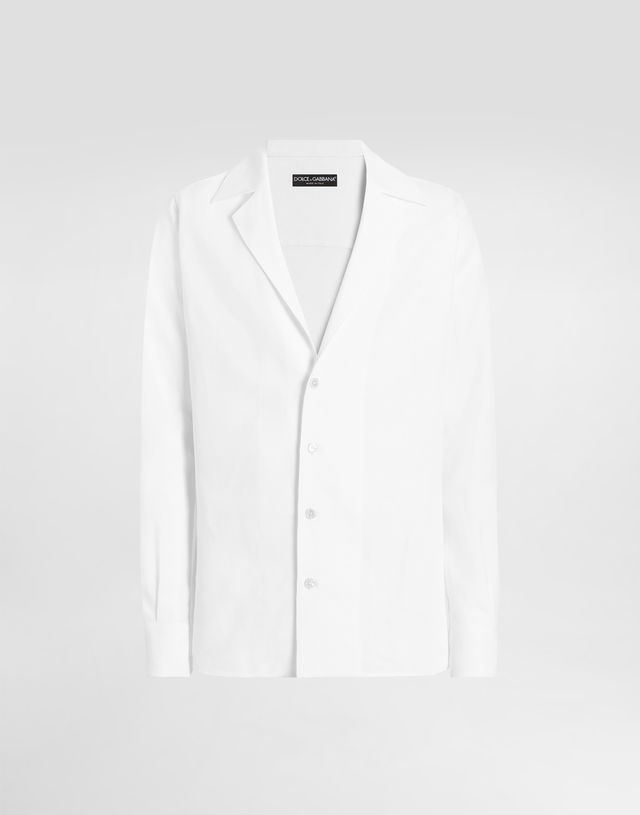 Dolce & Gabbana Linen V-Neck Shirt